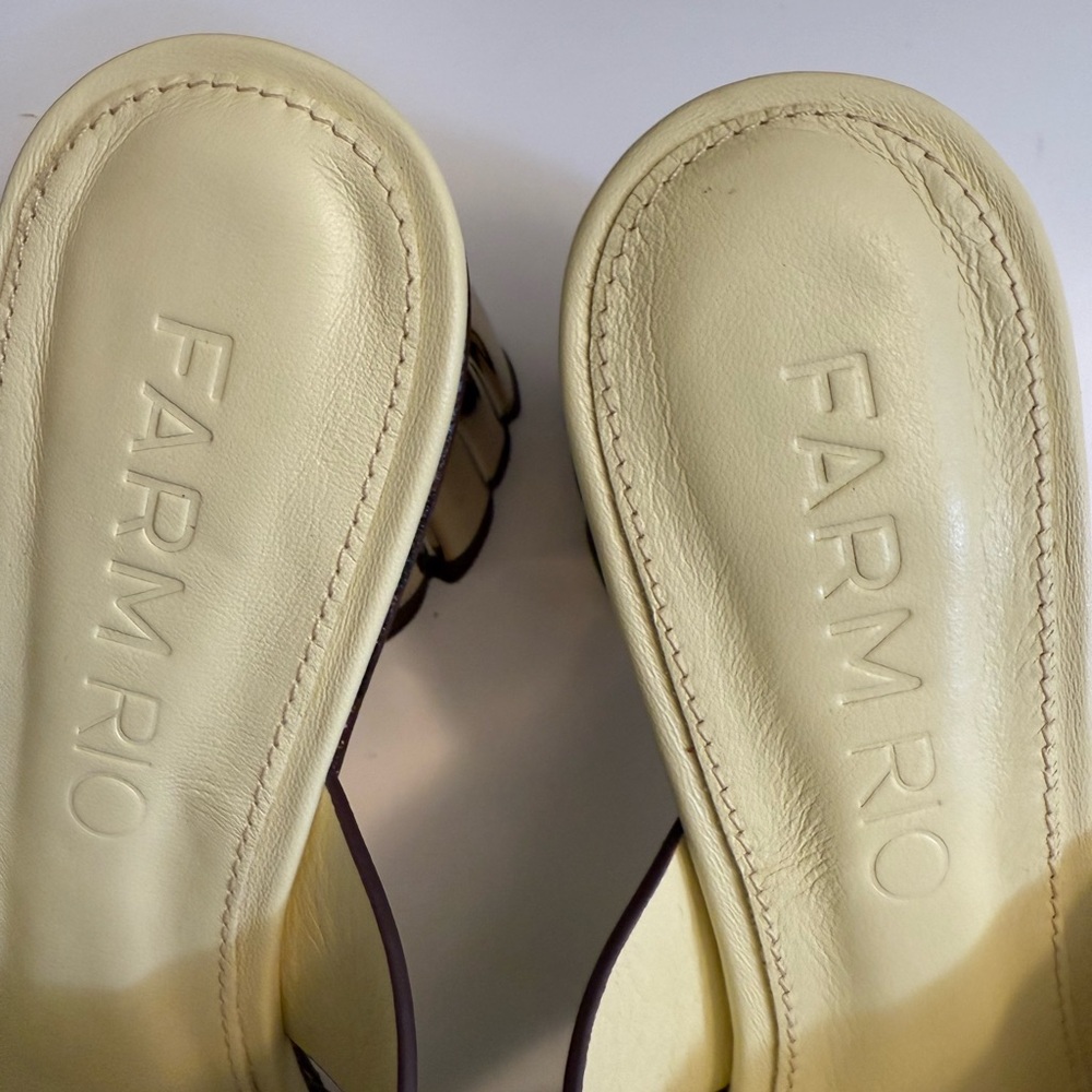 New-Farm Rio
Banana Yellow Daisy Heeled Mule - Picture 16 of 16